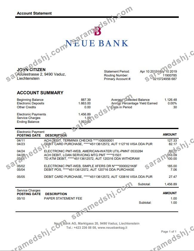 Liechtenstein Neue Bank AG